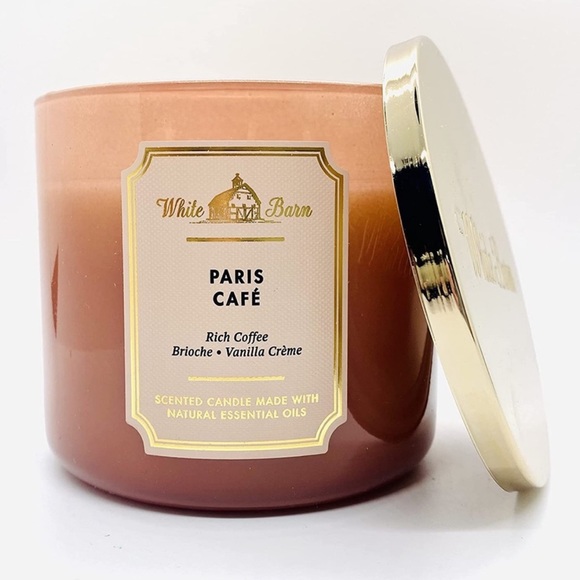 🤎 Paris Cafe Bath & and Body Works 3 Wick Candle NEW BBW NWT - Picture 1 of 4